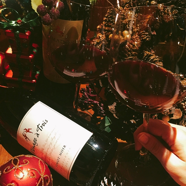 クリスマス赤ワイン